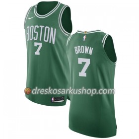 Muški NBA Dres Boston Celtics Jaylen Brown 7 Nike 2017-18 Zelena Swingman
